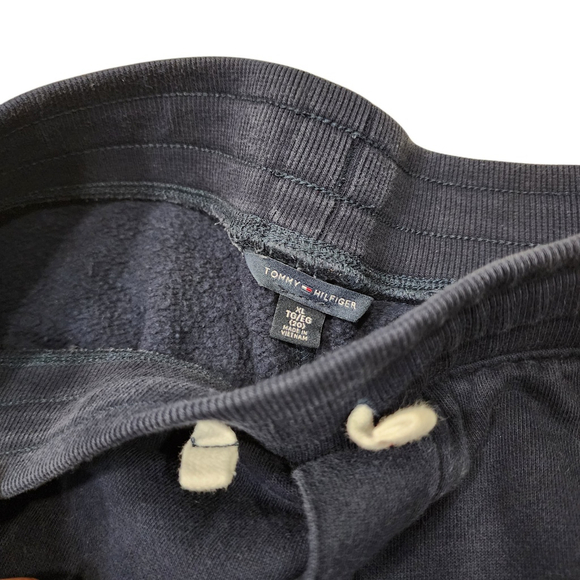 Tommy Hilfiger Kids Navy Jogger Sweatpants Logo Stripe Size 6 - Picture 6 of 7